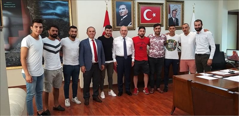 Takımdan destek ziyareti