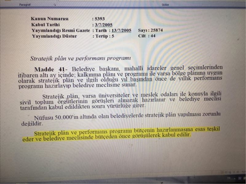 Bütçe tasarısı ´uyarısı´