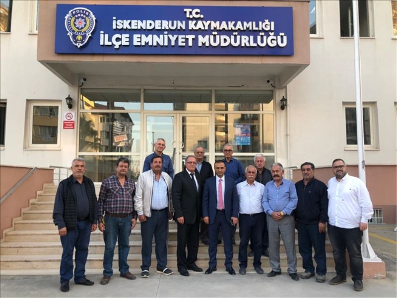 Esnafın belediye ve emniyet ziyareti