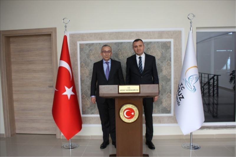 Emniyet müdürünün kaymakam ziyareti