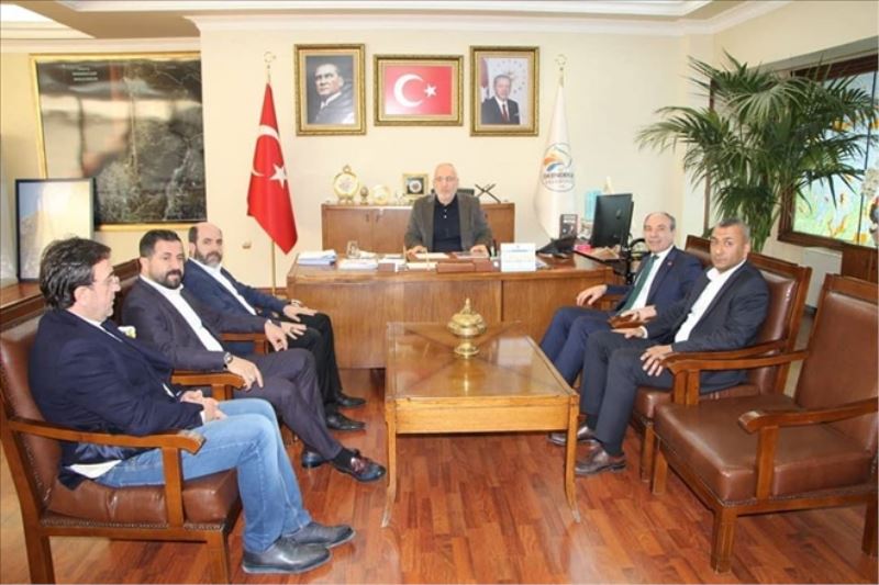 Şehit derneklerinin belediye ziyareti