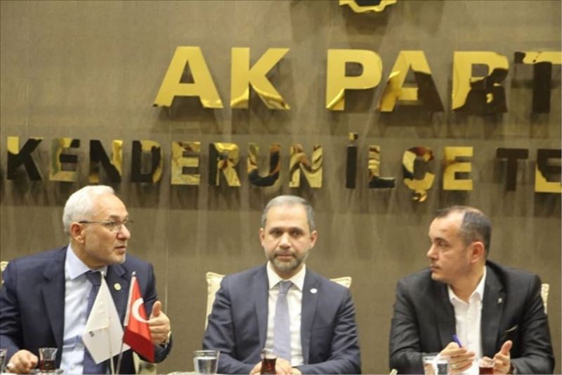Tosyalı, partisinin yöneticileriyle buluştu
