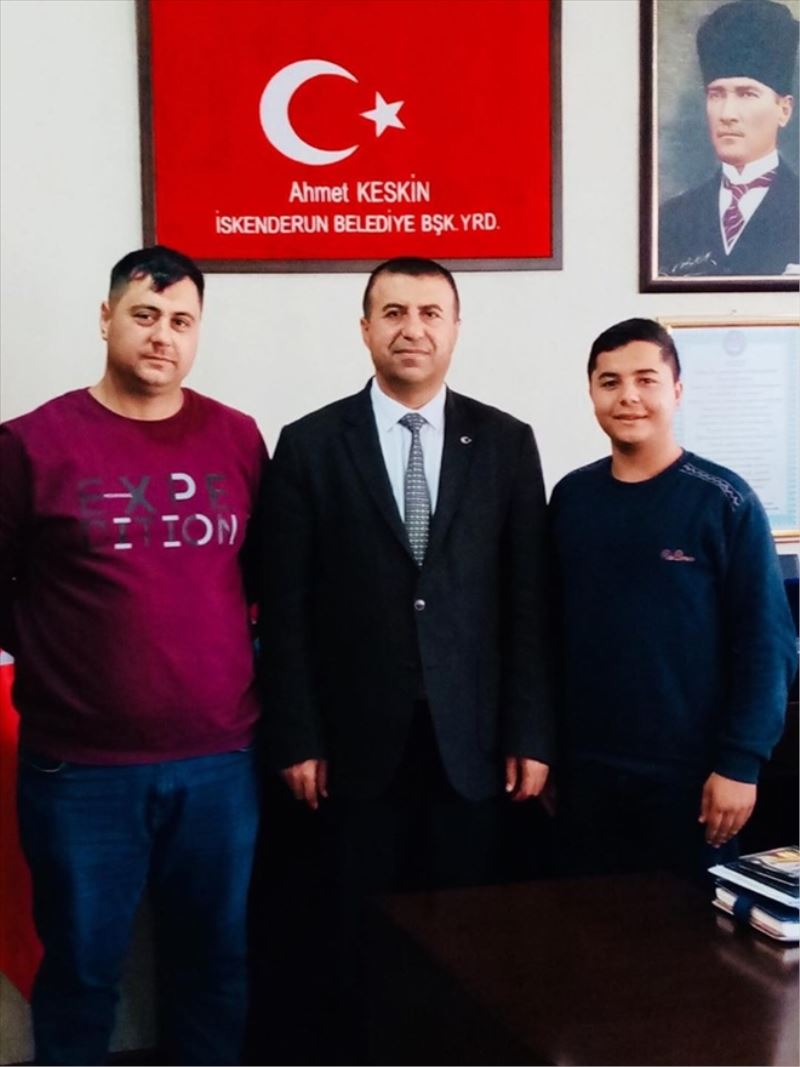 Kulüp yönetiminin teşekkür ziyareti
