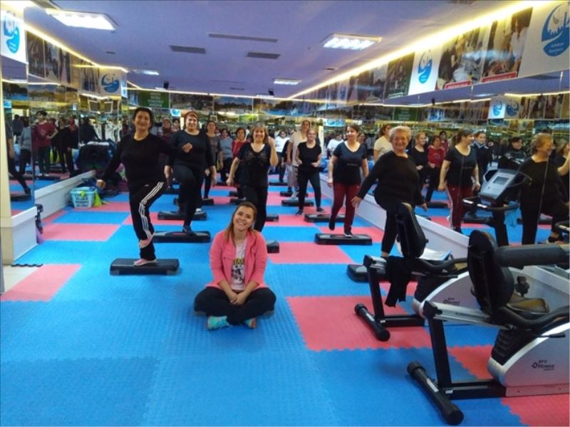 Belediyeden kadınlara ücretsiz spor hizmeti
