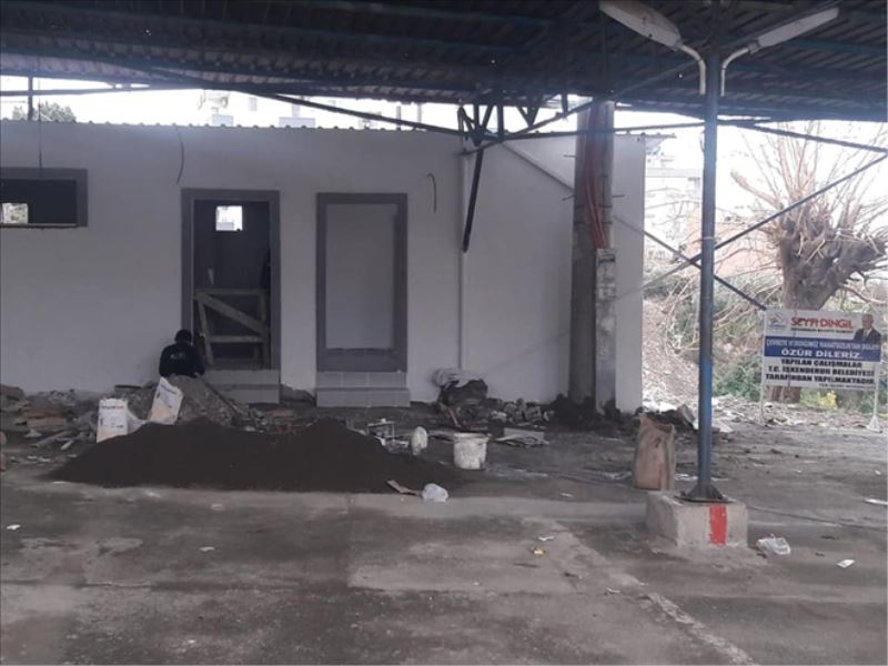 Belediyeden semt pazarına mescit 