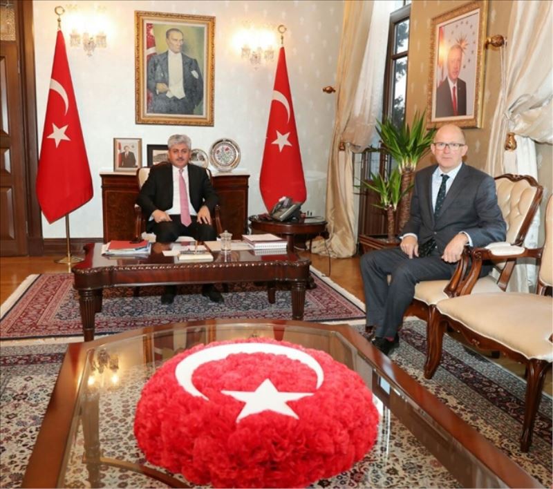 Büyükelçinin vali ziyareti