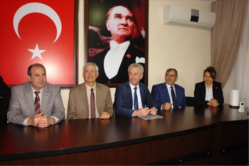 AKP adayından CHP adayına ziyaret