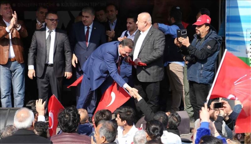 Millet ittifakından Belen´e seçim bürosu
