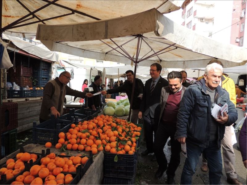 Pazar esnafına kapalı alan sözü