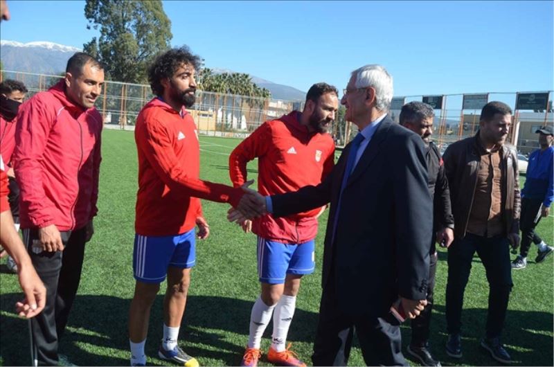 Karaağaçspor´a maç desteği