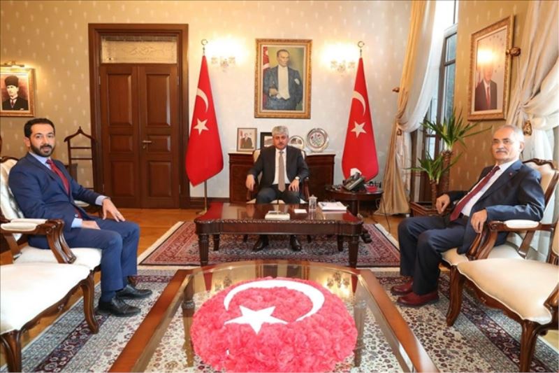 Emekli Danıştay Başsavcısının vali ziyareti