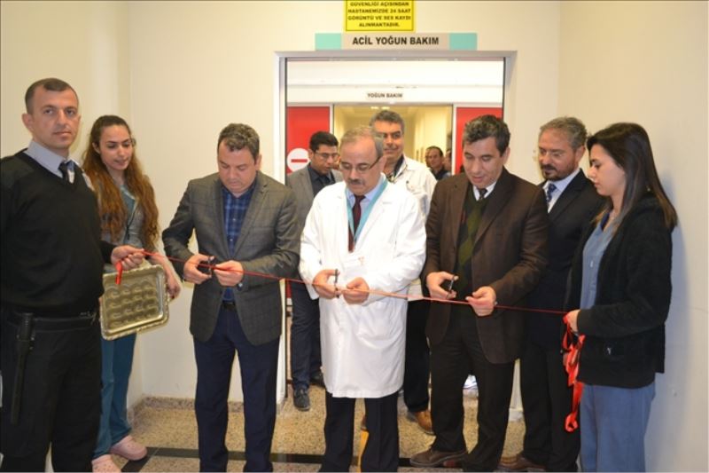 ´Acil´e 10 yataklı yoğun bakım ünitesi