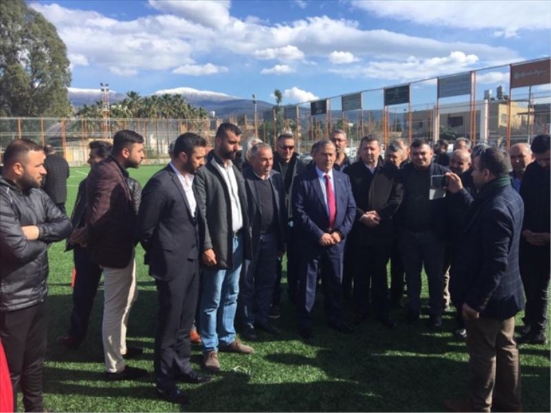 AKP adayından Karaağaç Spor´a ziyaret