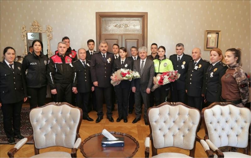 Polislerin yıldönümü ziyareti