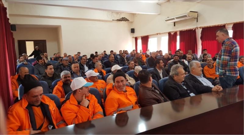 Belediye personeline ´iş güvenliği´ eğitimi