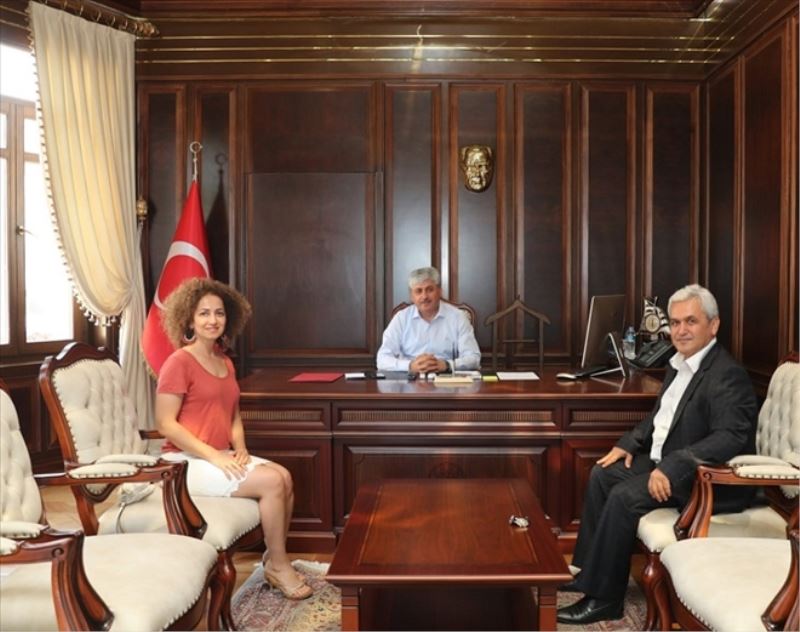 Kaymakamın vali ziyareti