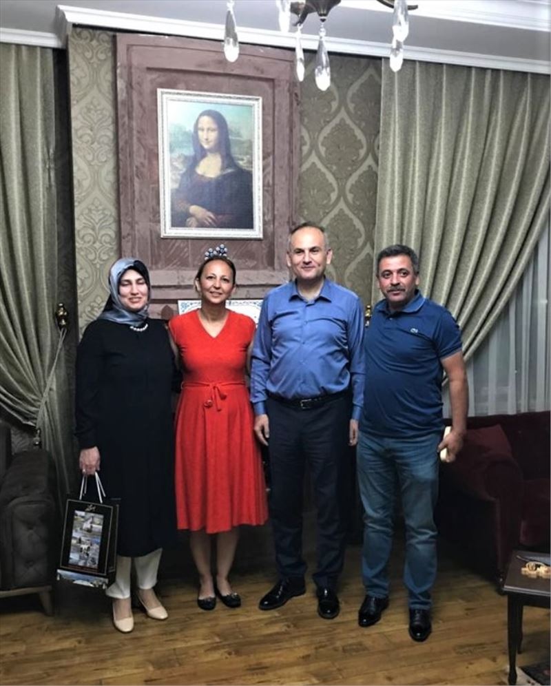 Kaymakam, muhtarları konutunda ağırladı