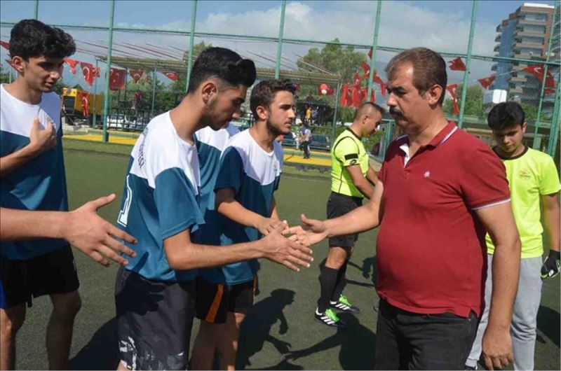 Festivalde futbol şenliği