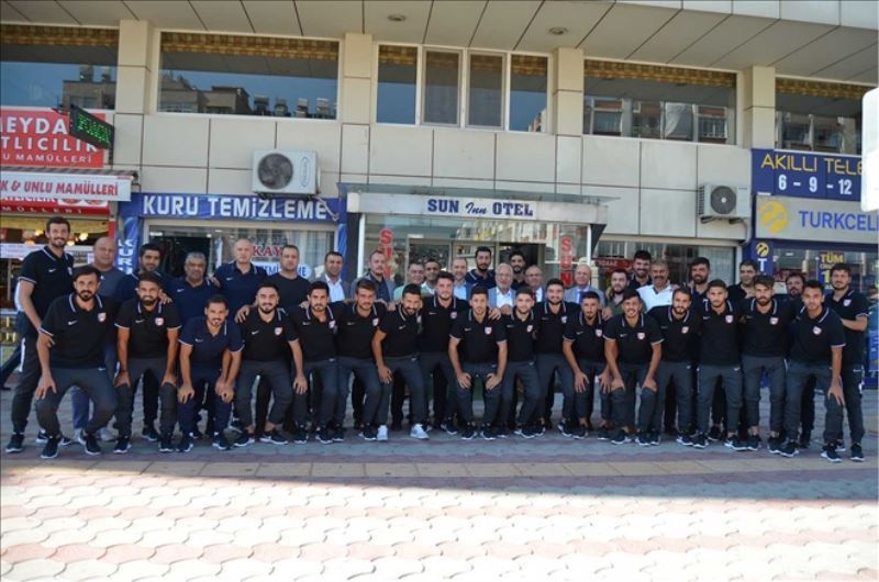 Futbolculara destek ziyareti