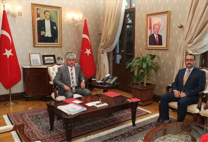 Sağlık müdürünün vali ziyareti