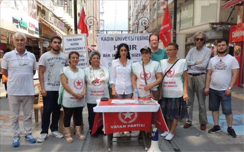 VP´li kadınlardan kadın üniversitesine karşı kampanya