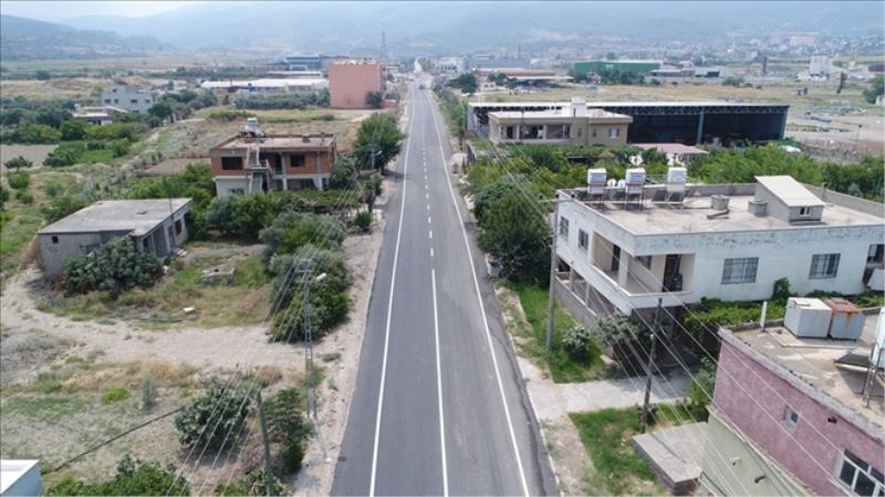 Karaağaç´ta asfalt çalışması devam ediyor