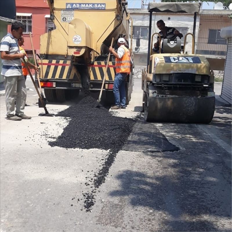 Kırsalda yollara bakım-onarım