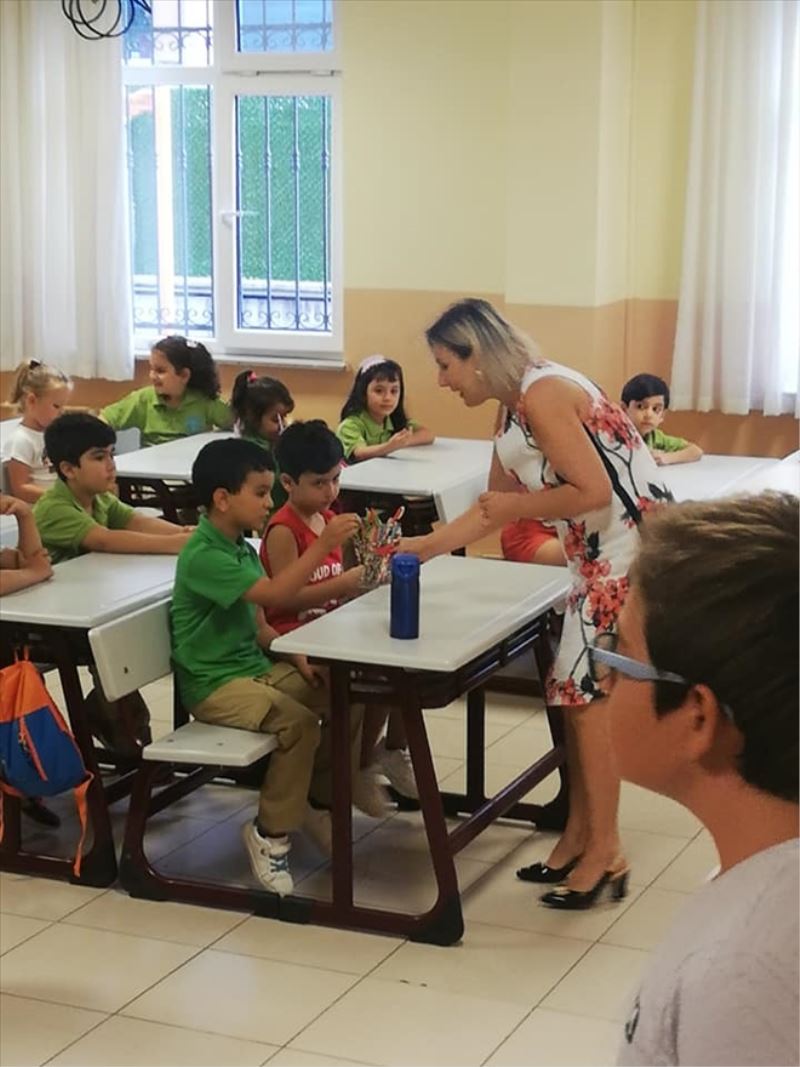 Uyum öğrencileri okulda