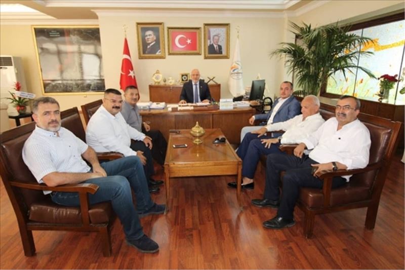 Başkanların belediye ziyareti