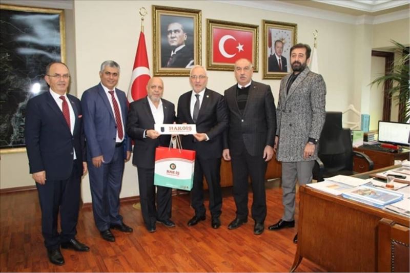 Sendikacılardan belediye ziyareti