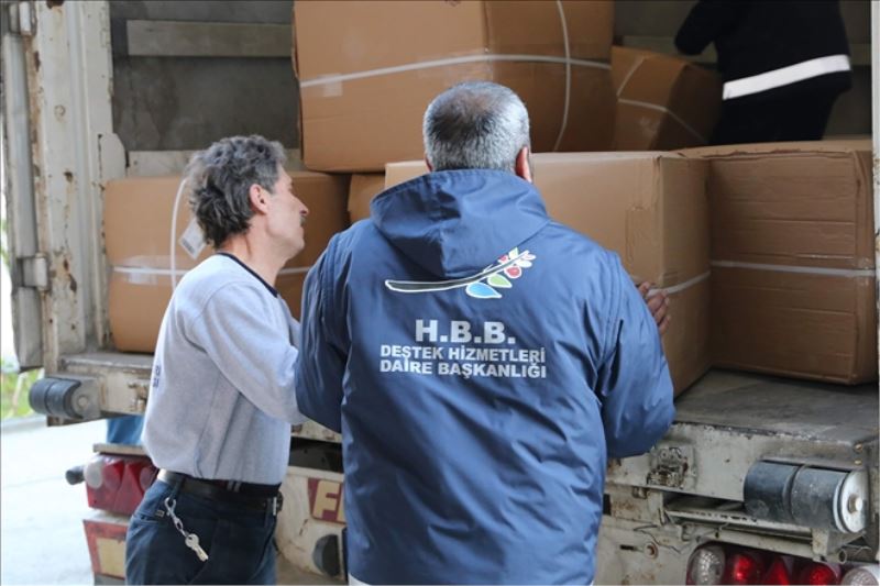 HBB tırları deprem bölgesinde