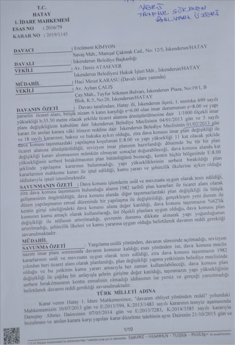 Meclisin iki kararı ´iptal´