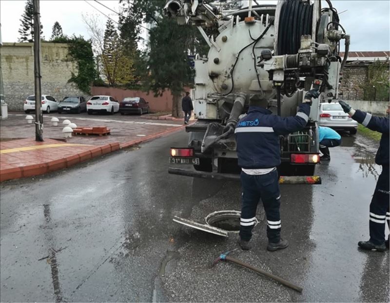 Yağmursuyu kanallarında temizlik