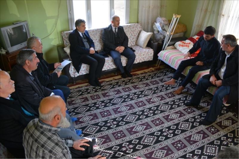 Barış Pınarı gazisine ziyaret