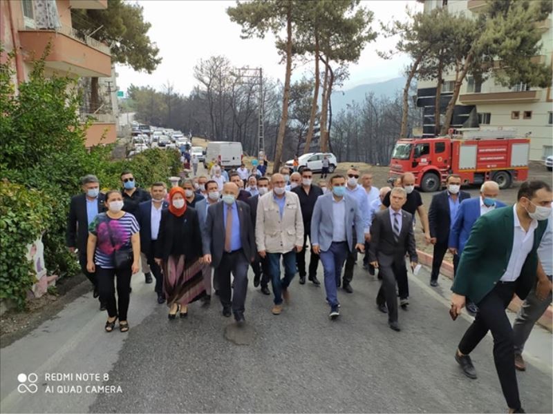 İYİ Partiden yangın incelemesi