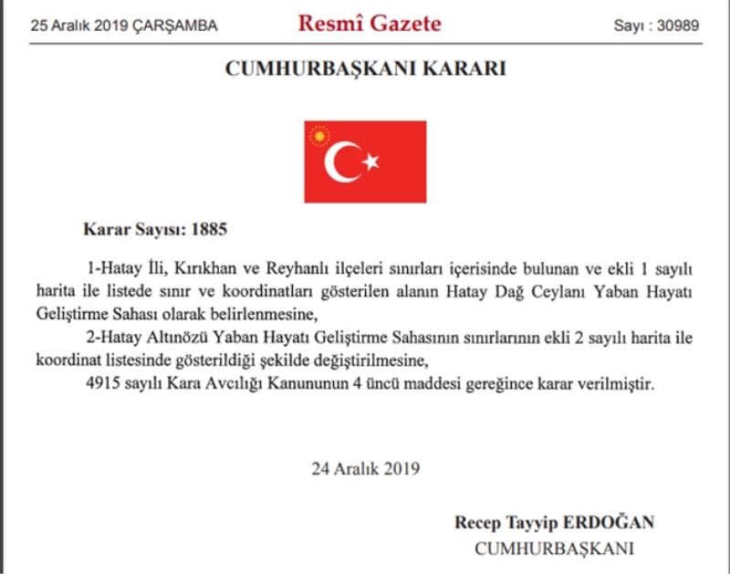 Taşocağı firmasından yaban hayatı koruma sahasına dava