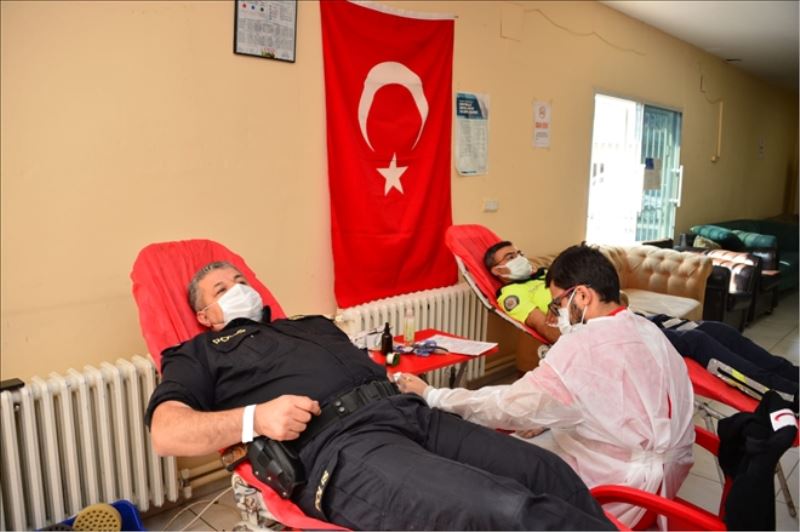 Polisten kan bağışı kampanyası
