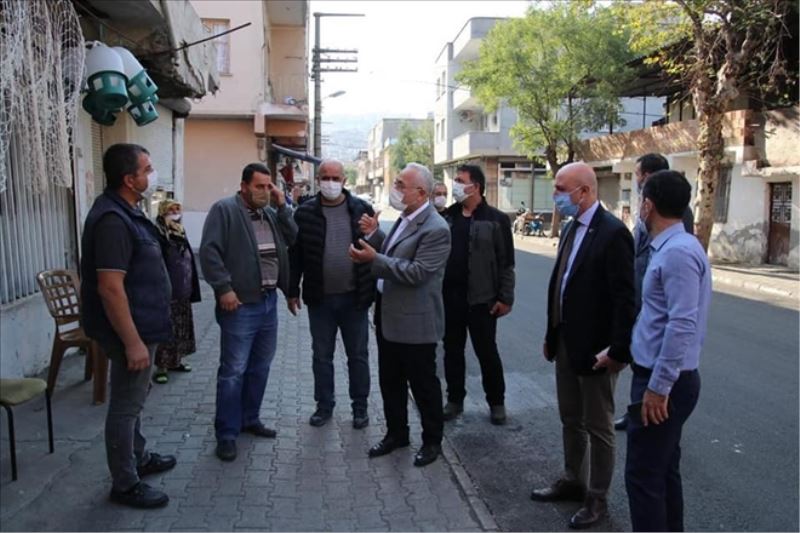 Çalışmaları muhtarlarla inceledi