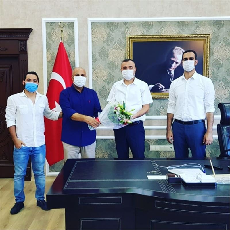 Kulüp yönetiminin kaymakam ziyareti