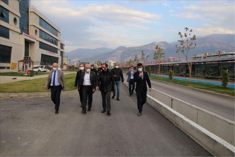Kampüste inceleme yaptı