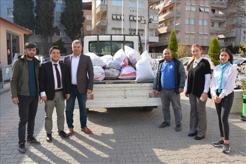 Plastik kapak kampanyasına belediye desteği