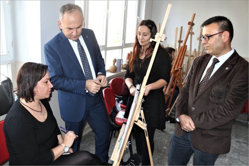 Kurslara ‘destek´ ziyareti