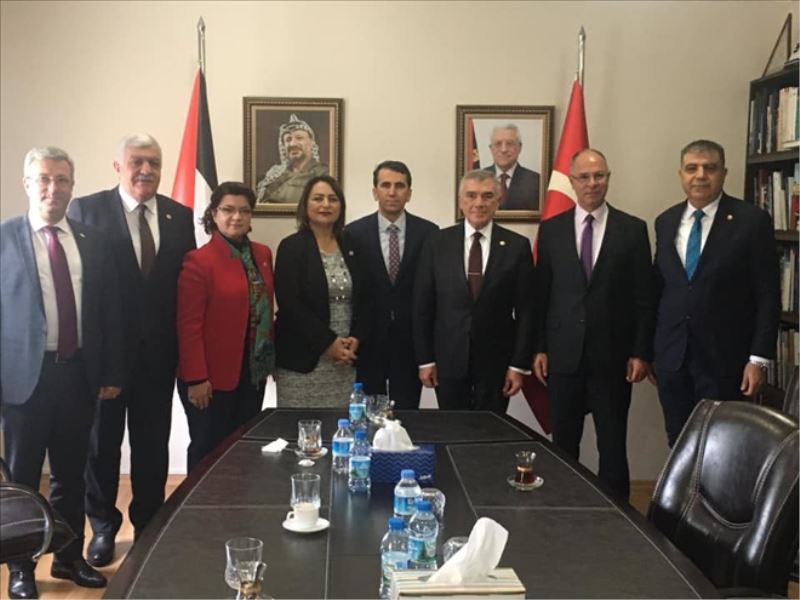 CHP heyetinden Filistin´e destek