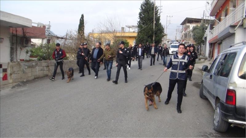 İskenderun´da uyuşturucu denetimi