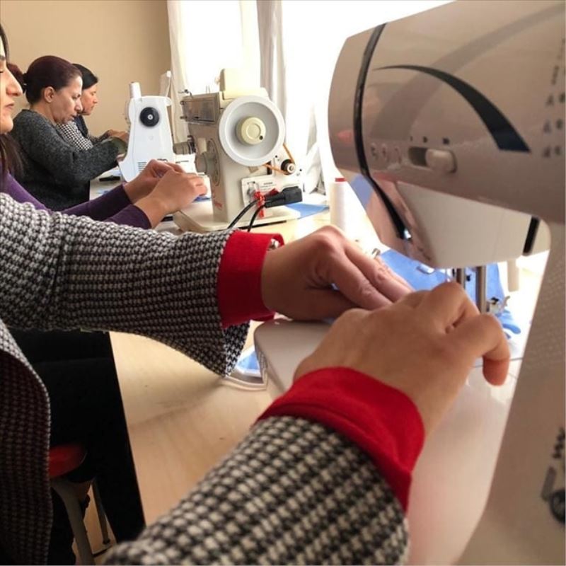 Belediye maske üretimi başlattı