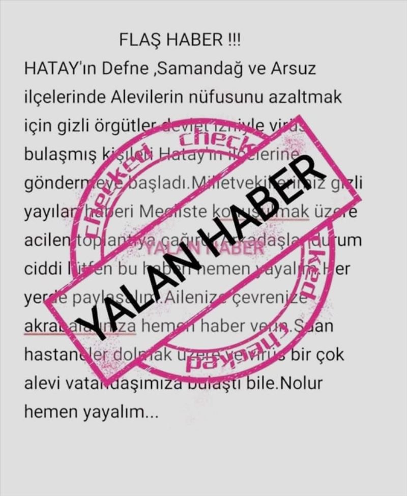 Yalan habere soruşturma başlatıldı