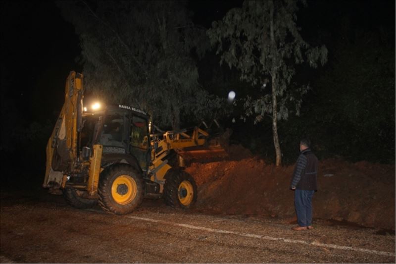 Heyelandan kapanan yol açıldı