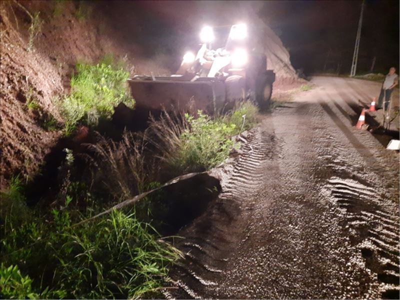Derebahçe yolu açıldı