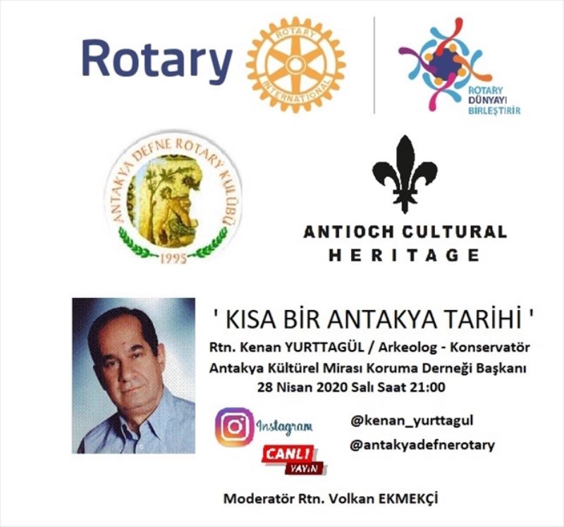 “Kısa Bir Antakya Tarihi” anlatılacak