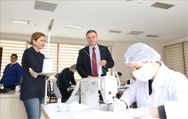 HBB de maske üretimine başladı